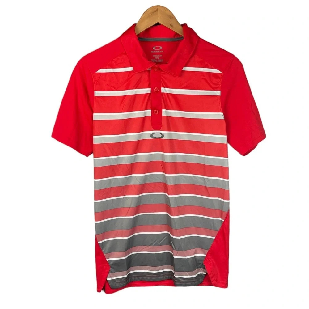 PO130 Mens Oakley Sunglasses Brand Hydrolix Performance Reg Fit Polo Shirt S